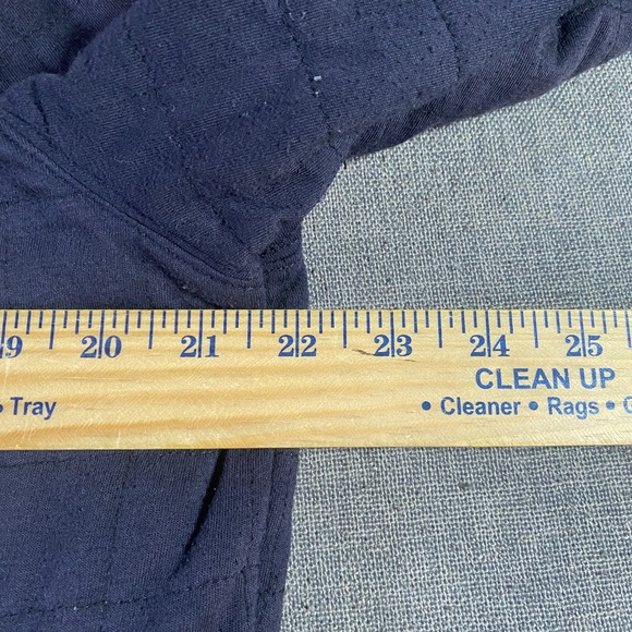 Banana Republic Mens Quilted Full Zip Jacket L Lightweight Blue Casual - Picture 4 of 7